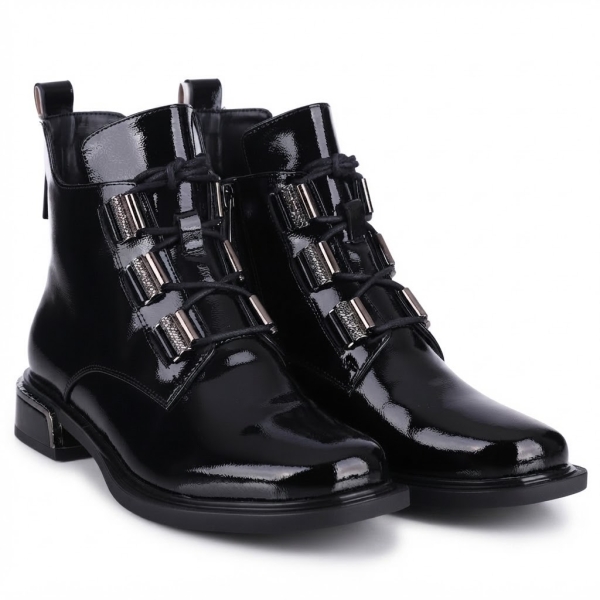 Botki damskie Loretta Vitale C9699 BLACK PATENT