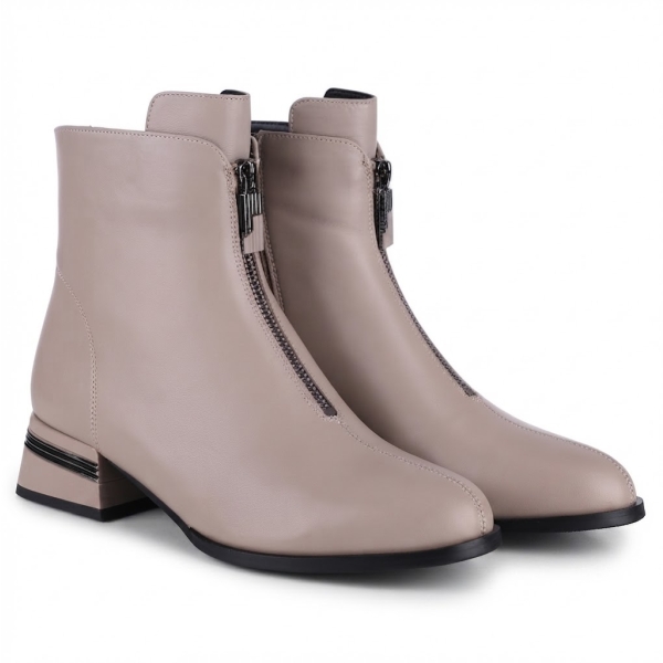 Botki damskie Loretta Vitale C96124 APRICOT LEATHER