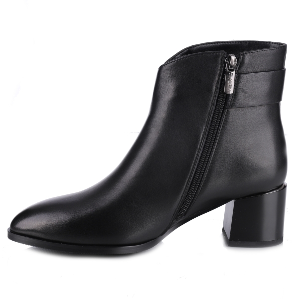 Botki damskie Loretta Vitale C96109 BLACK LEATHER