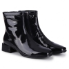 Botki damskie Loretta Vitale W5365A BLACK OIL LEATHER