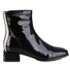 Botki damskie Loretta Vitale W5365A BLACK OIL LEATHER