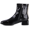 Botki damskie Loretta Vitale W5365A BLACK OIL LEATHER