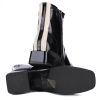 Botki damskie Loretta Vitale W5365A BLACK OIL LEATHER