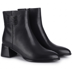Botki damskie Loretta Vitale C96107 BLACK LEATHER