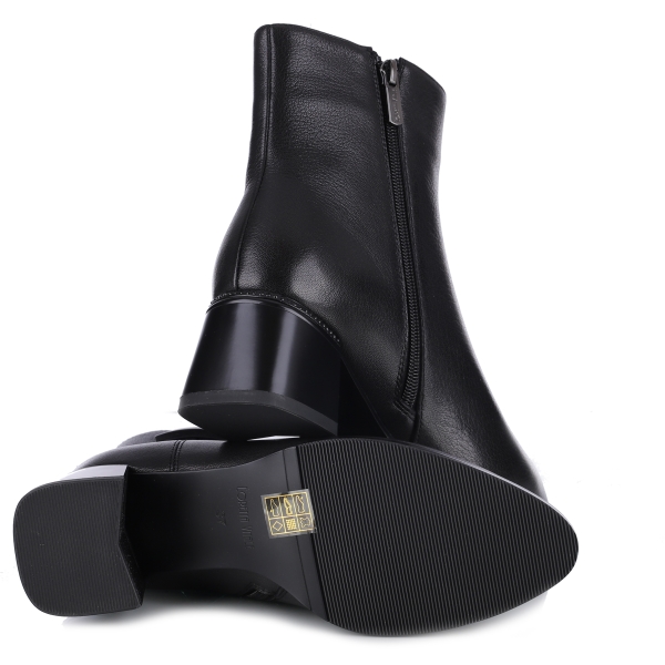 Botki damskie Loretta Vitale C96107 BLACK LEATHER