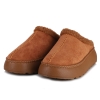Śniegowce/klapki damskie Bombonella 1T 149 126503 TAN SUEDE