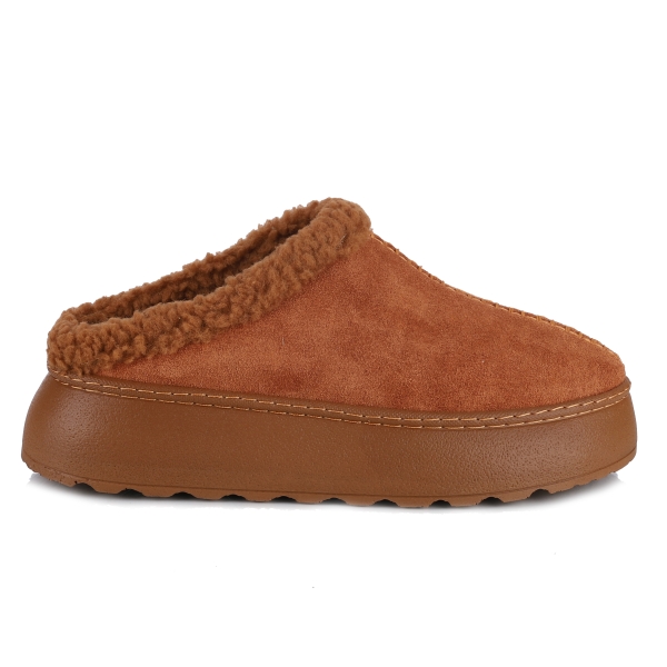 Śniegowce/klapki damskie Bombonella 1T 149 126503 TAN SUEDE