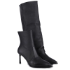 2w1 Kozaki botki damskie Bombonella 1T 277 1210 PLUS BLACK FLOTTER