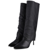 2w1 Kozaki botki damskie Bombonella 1T 277 1210 PLUS BLACK FLOTTER