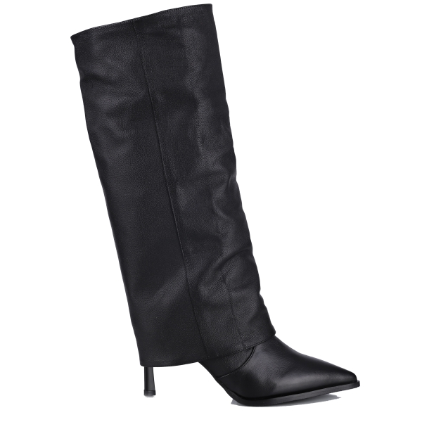 2w1 Kozaki botki damskie Bombonella 1T 277 1210 PLUS BLACK FLOTTER