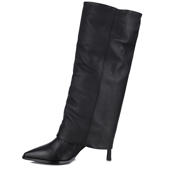 2w1 Kozaki botki damskie Bombonella 1T 277 1210 PLUS BLACK FLOTTER