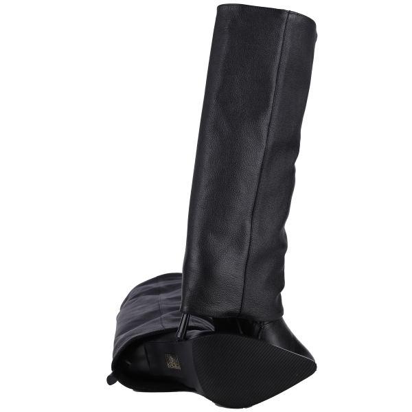 2w1 Kozaki botki damskie Bombonella 1T 277 1210 PLUS BLACK FLOTTER