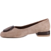 Baleriny damskie Bombonella 1T 216 1968 MINK SUEDE- BROWN