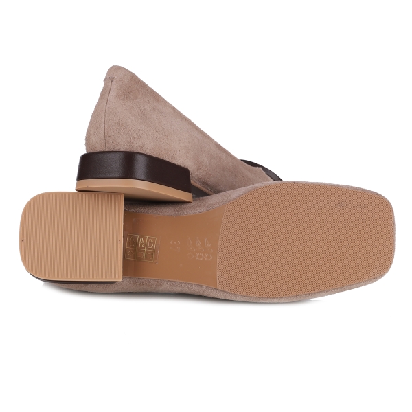 Baleriny damskie Bombonella 1T 216 1968 MINK SUEDE- BROWN