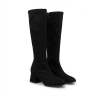 Kozaki damskie Bombonella 1T 255 23000 BLACK SUEDE