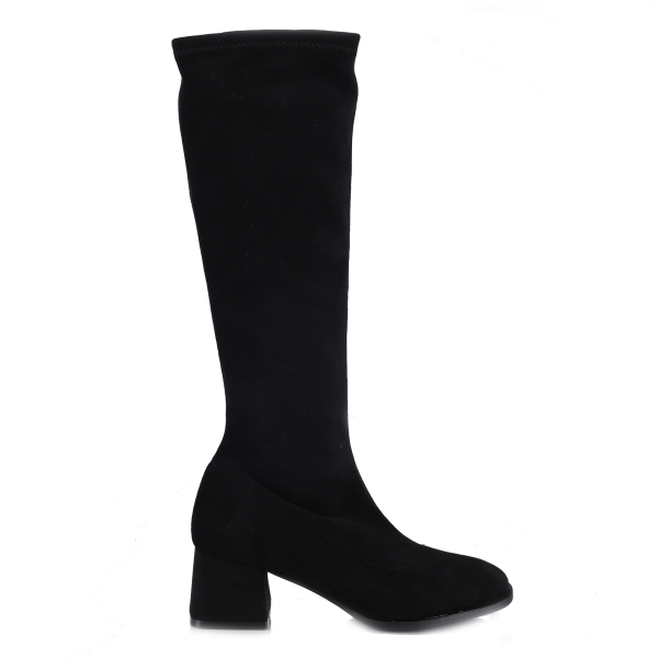 Kozaki damskie Bombonella 1T 255 23000 BLACK SUEDE