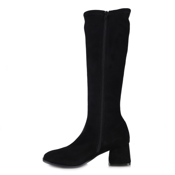 Kozaki damskie Bombonella 1T 255 23000 BLACK SUEDE