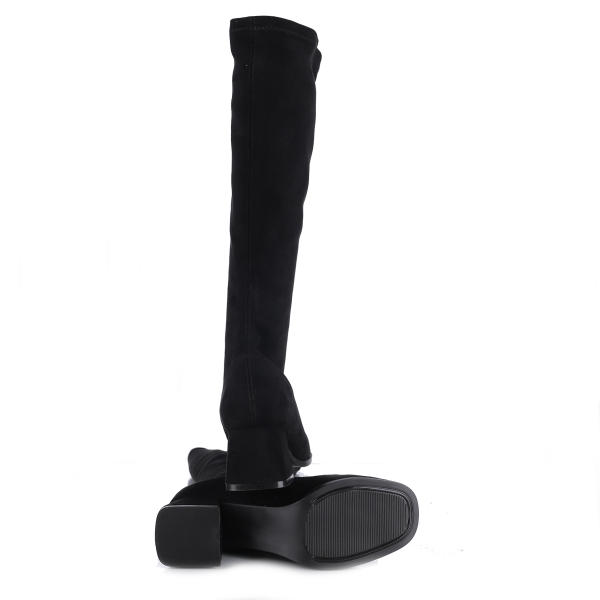 Kozaki damskie Bombonella 1T 255 23000 BLACK SUEDE