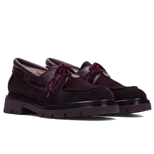 Półbuty damskie Hispanitas HI265185 C001 VELOUR-I26 BORDO