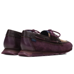 Półbuty damskie Hispanitas CHI264908 C001 VELOUR-I26 BORDO