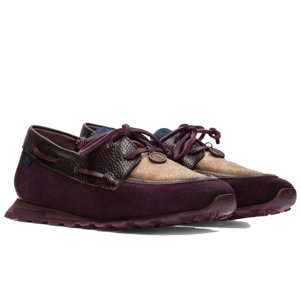 Półbuty damskie Hispanitas CHI264908 C001 VELOUR-I26 BORDO