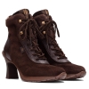 Botki damskie Hispanitas HI265145 C003 VELOUR-I26 ESPRESSO