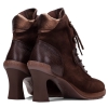 Botki damskie Hispanitas HI265145 C003 VELOUR-I26 ESPRESSO