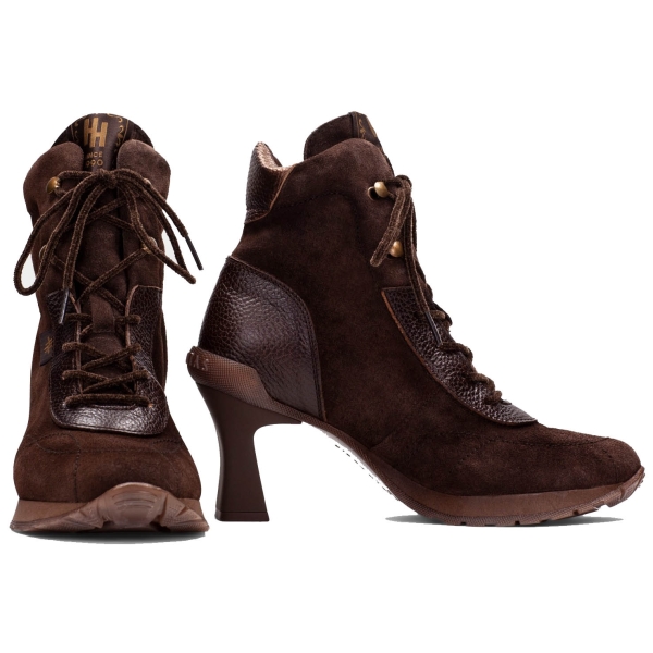 Botki damskie Hispanitas HI265145 C003 VELOUR-I26 ESPRESSO