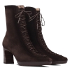 Botki damskie Hispanitas HI265227 C017 VELOUR-I26 ESPERSSO
