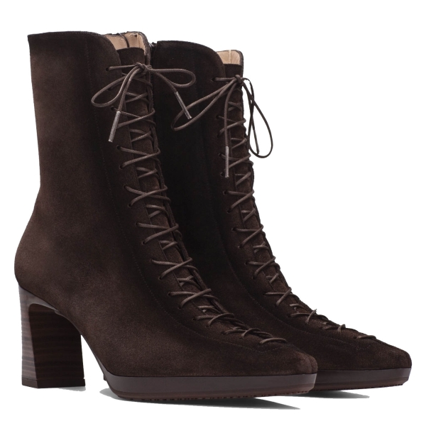 Botki damskie Hispanitas HI265227 C017 VELOUR-I26 ESPERSSO