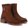 Botki damskie Bombonella 8T G235 K26-4026 TABA SUET