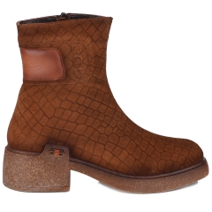 Botki damskie Bombonella 8T G235 K26-4026 TABA SUET