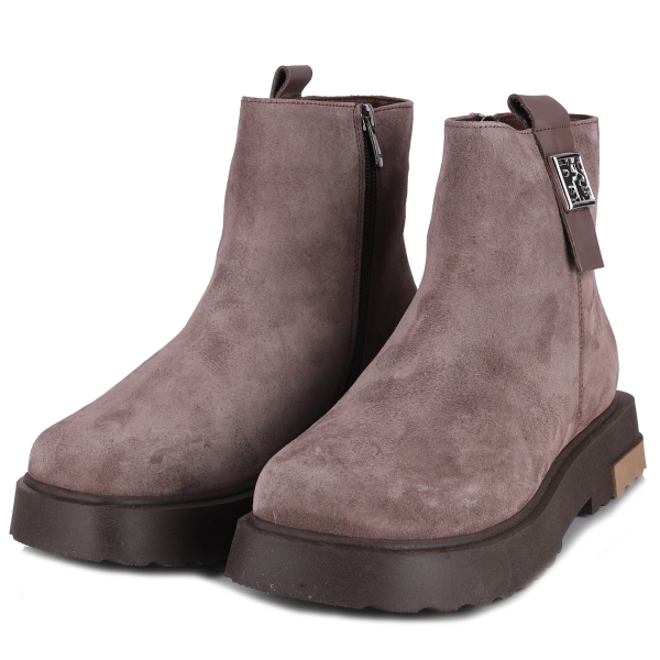 Botki damskie Bombonella 8T G306 1348 VZN SUET-VZN