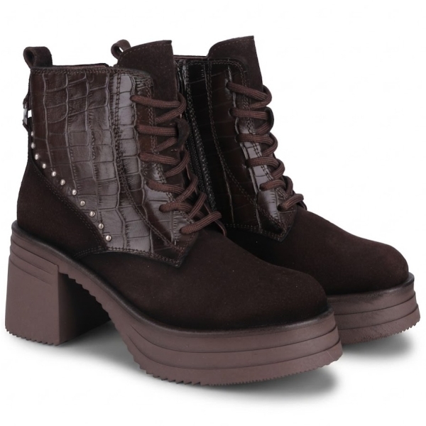 Botki damskie Bombonella 8T G235 K26-4040 KAHVE