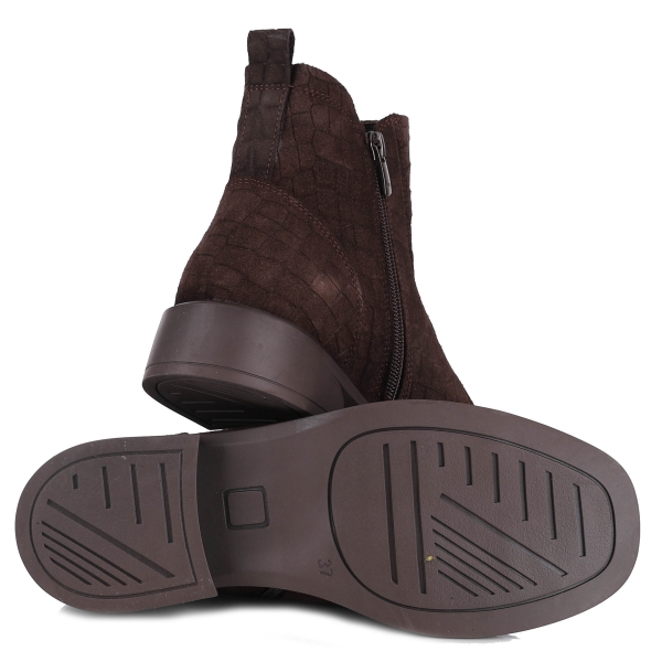 Botki damskie Bombonella 8T G235 K26-4028 KAHVE SUET