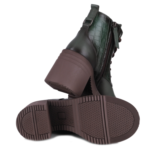Botki damskie Bombonella 8T G235 K26-4040 HAKI FBR-HAKI