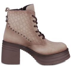 Botki damskie Bombonella 8T G235 K26-4040 VZN SUET-BEJ