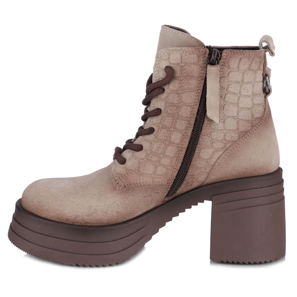 Botki damskie Bombonella 8T G235 K26-4040 VZN SUET-BEJ