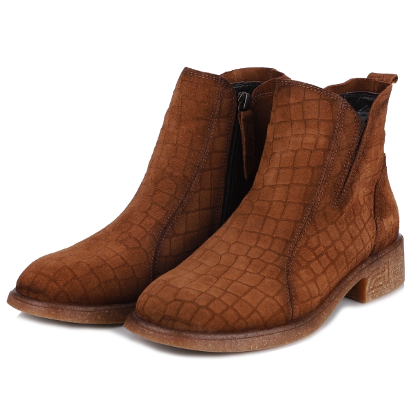 Botki damskie Bombonella 8T G235 K26-4028 TABA SUET