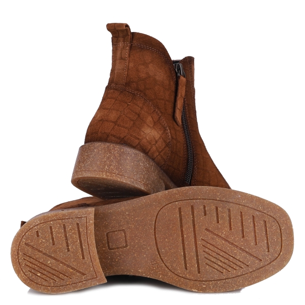 Botki damskie Bombonella 8T G235 K26-4028 TABA SUET