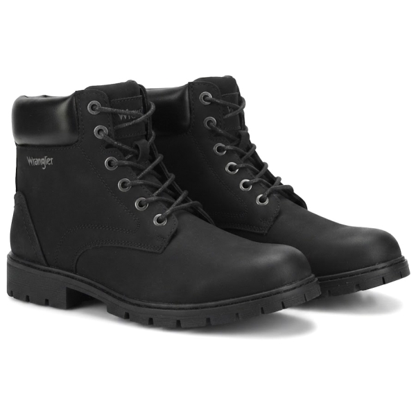 Trzewiki damskie Wrangler 20263083.I11A TRIPLE BLACK