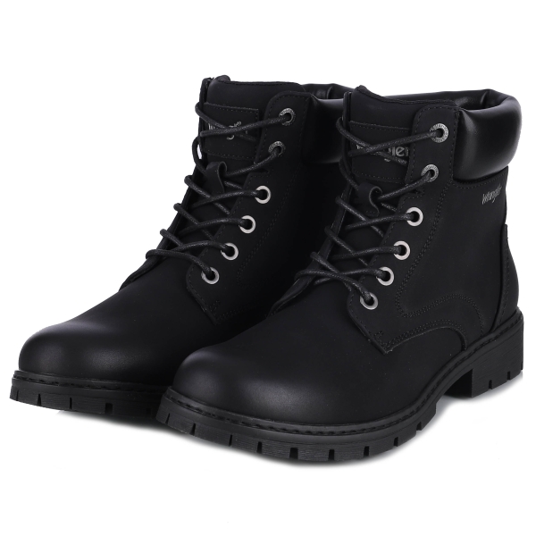 Trzewiki damskie Wrangler 20263083.I11A TRIPLE BLACK