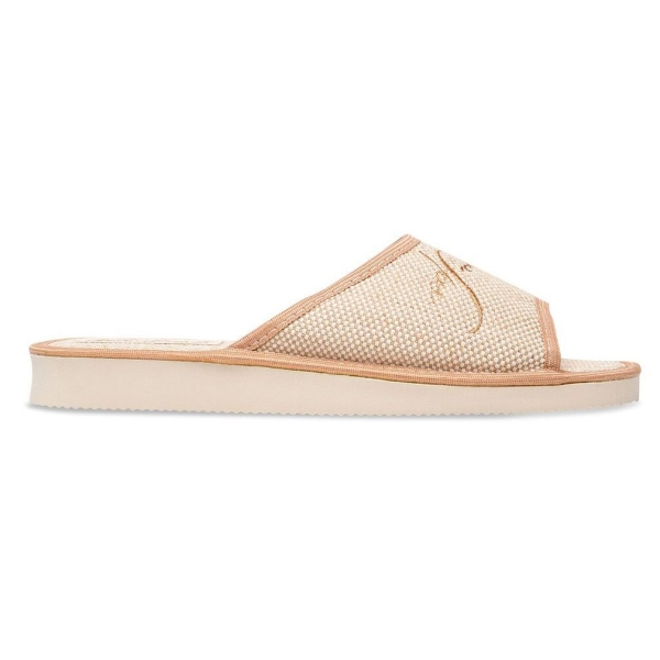Pantofle damskie Meteor (Natural Style) NS-015 brązowe