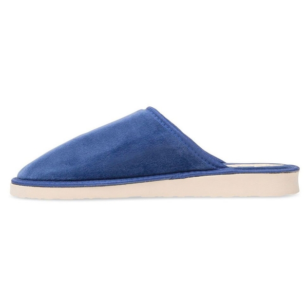 Pantofle damskie Meteor (Natural Style) NS-038 niebieskie