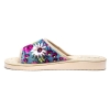Pantofle damskie Meteor (Natural Style) NS-039 niebieskie