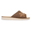 Pantofle damskie Meteor (Natural Style) NS-052 brązowe