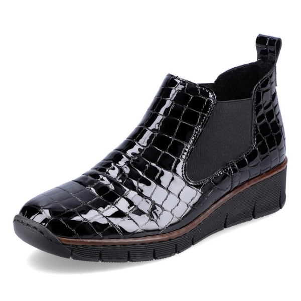 Sztyblety damskie Rieker 53794-01 BLACK