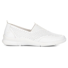 Sneakersy damskie Rieker N2125-80 WHITE