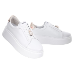 Sneakersy damskie CheBello 4060-059-335-PSK-S251 biały