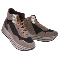 Sneakersy damskie Igi&Co 4674511 SCAMOSC./RETE/FANGO